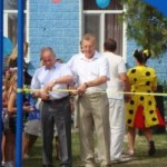 Відкриття спортивно-дитячіх майданчиків